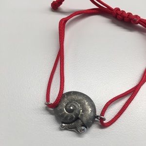 Alex Soldier baby snail bracelet with diamonds